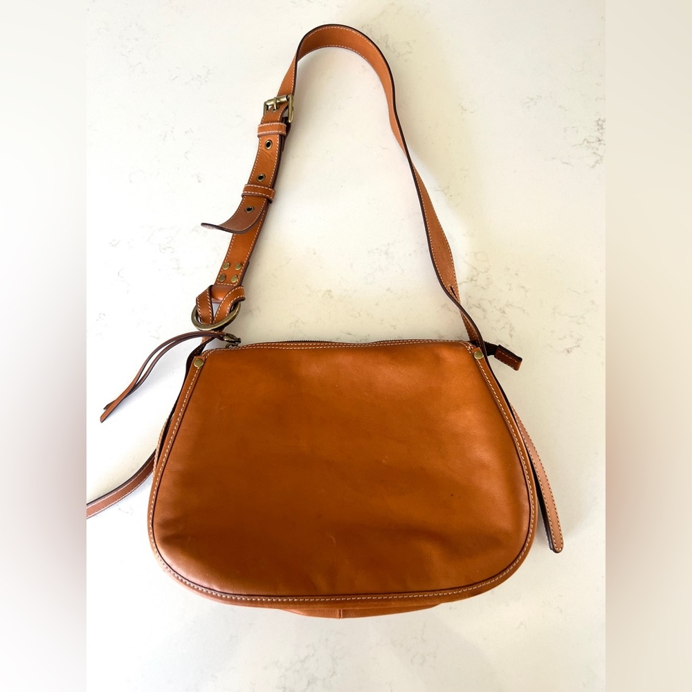 Hobo International Ridge Leather Cross Body Bag - Brown
